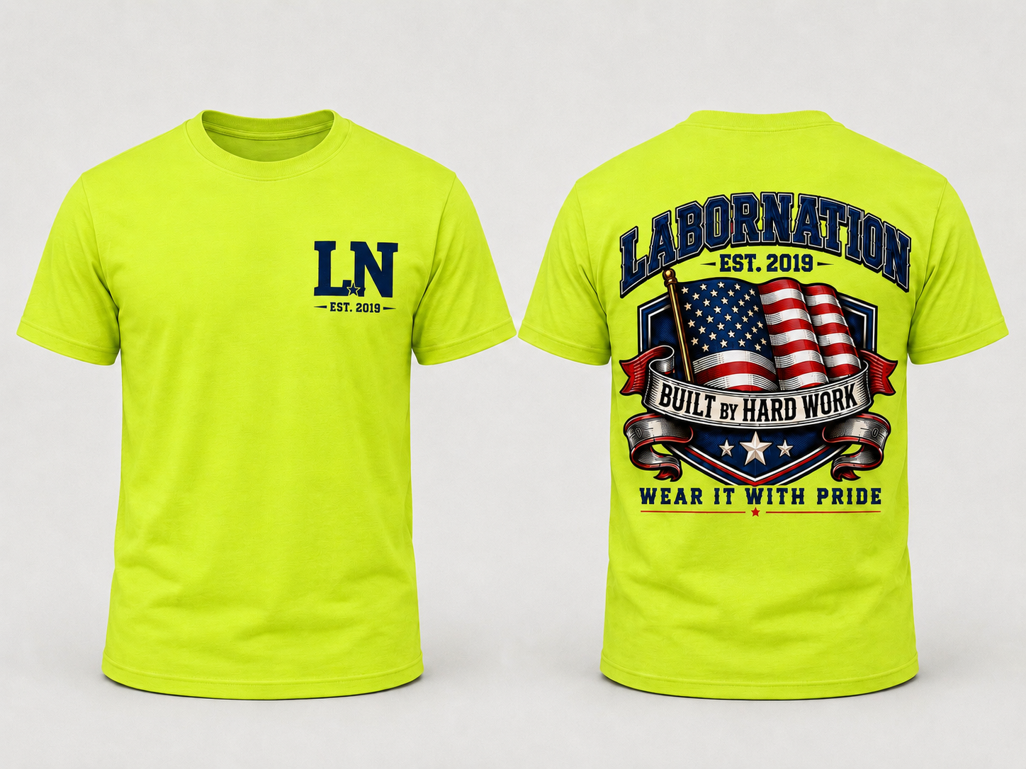 LaborNation American Flag T-Shirt